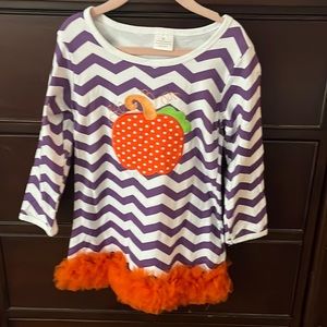 Custom pumpkin dress